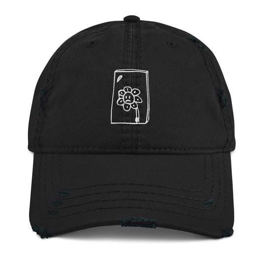 Sad flower Hat - Embroidered